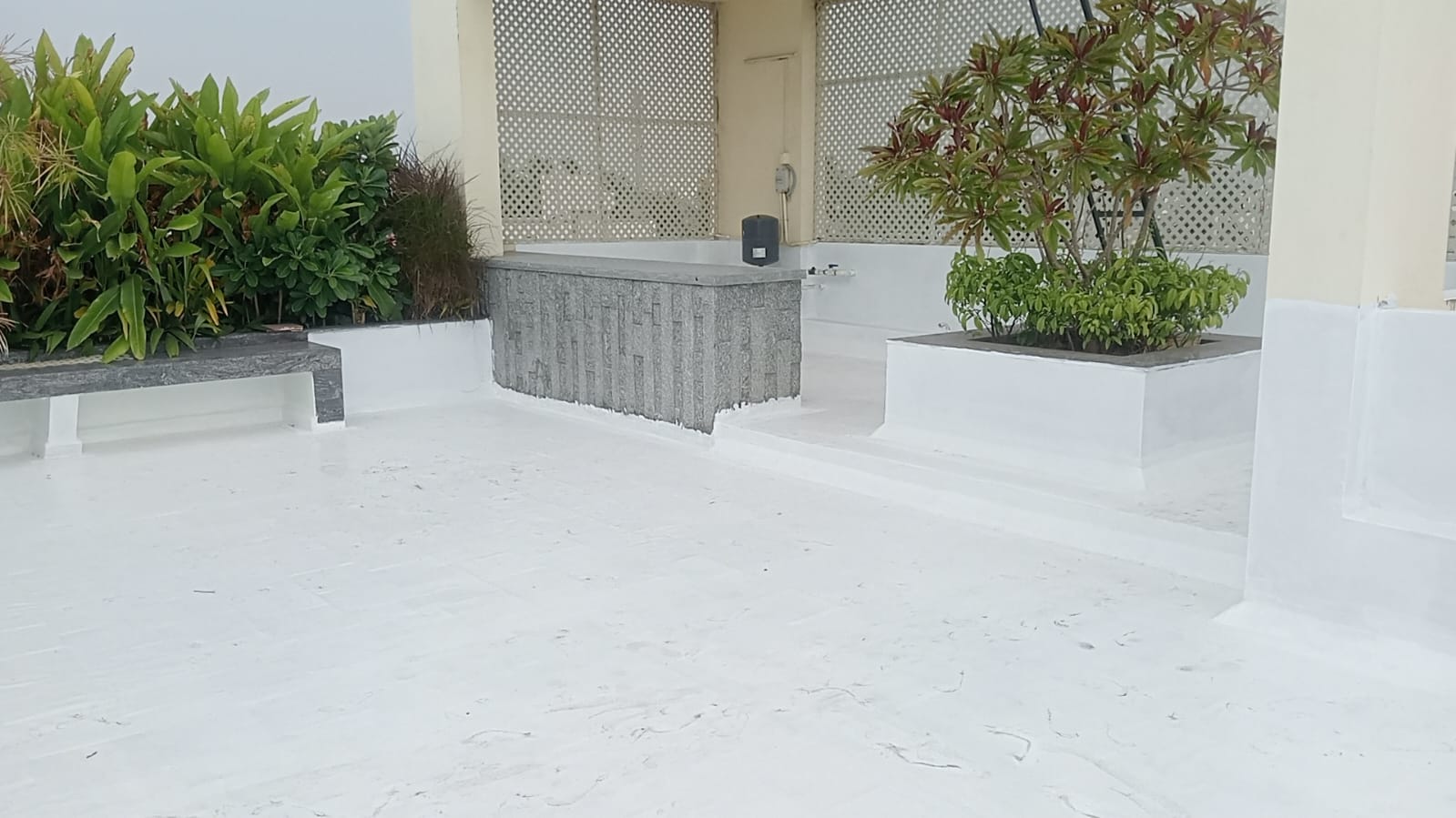 Terrace waterproofing completed project